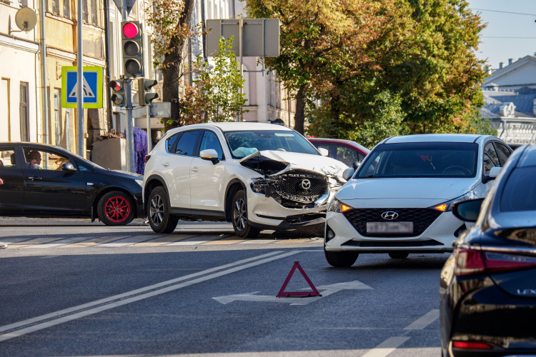    За первое полугодие произошло 553 ДТП, что меньше показателей 2023-го на 10%.   
Фото: «БИЗНЕС Online»