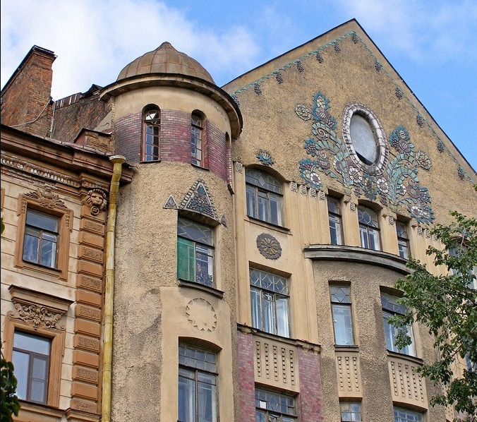 Доходный дом Захаровых, арх. А. А. Захаров (Санкт-Петербург, 1912–1913)