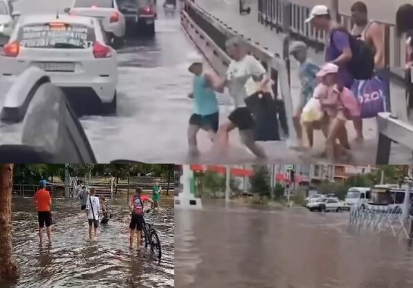 Скриншоты с видео очевидцев