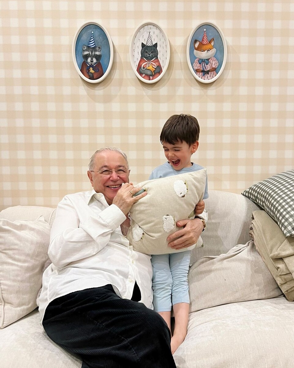 Евгений Петросян с сыном Ваганом