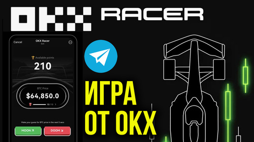 OKX Racer - Биржа Okx запустила свою Игру в Телеграме - Обзор игры OKX