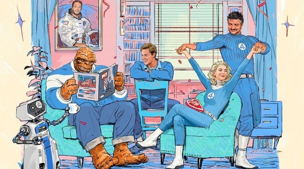     Промо-арт фильма «Фантастическая Четверка» (2025) / Фото: Instagram*/marvelstudios/ *соцсеть признана в России экстремистской и запрещена