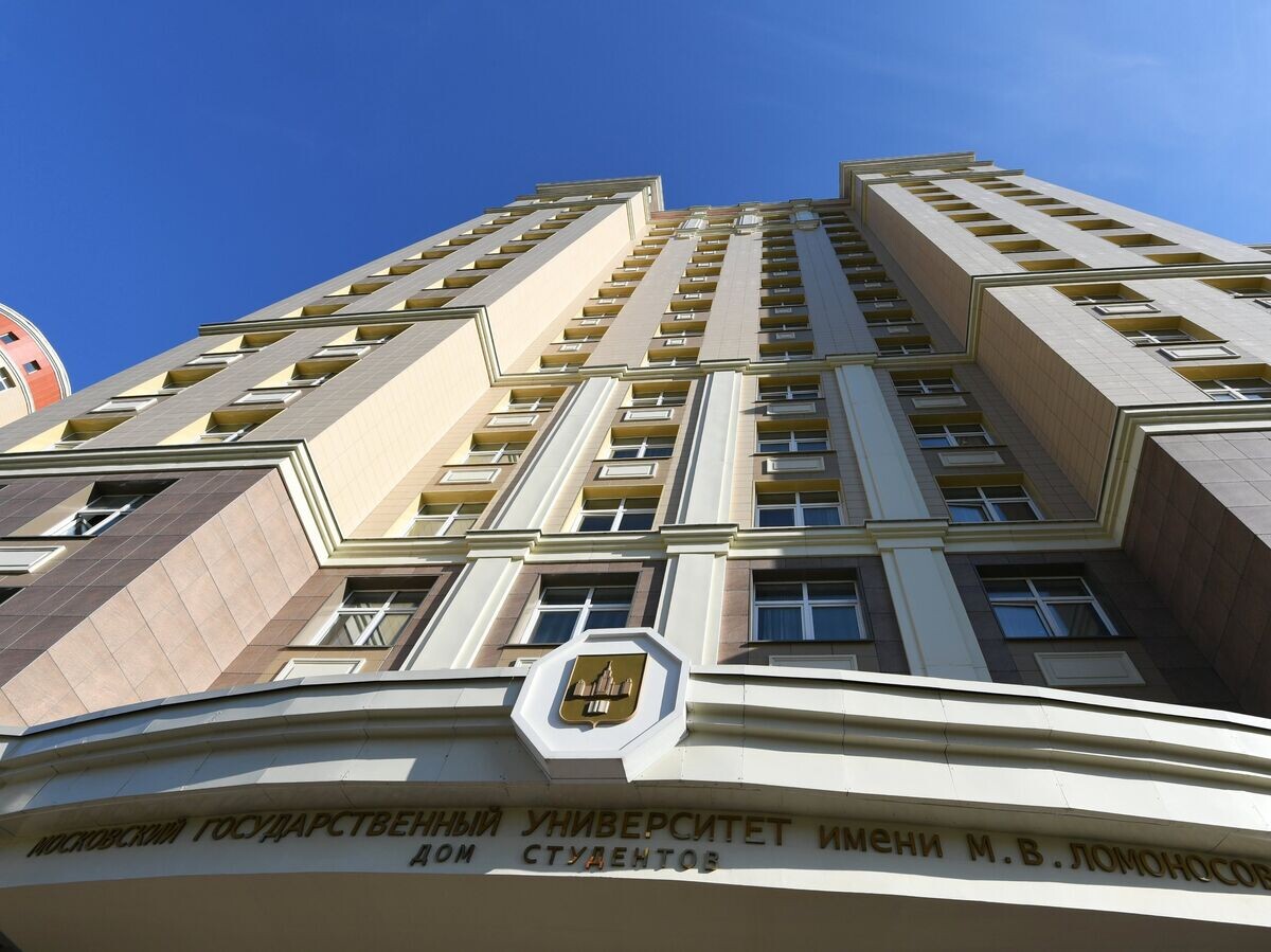    Здание нового общежития Московского государственного университета имени М. В. Ломоносова, открытие которого состоялось в Москве© РИА Новости / Екатерина Чеснокова