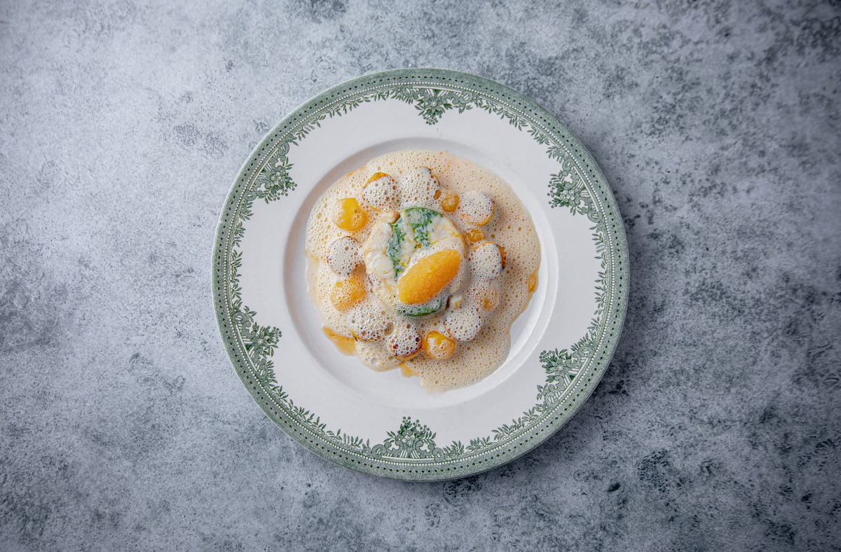 Фото: рулет из судака с домашними ньокками в Grace bistro