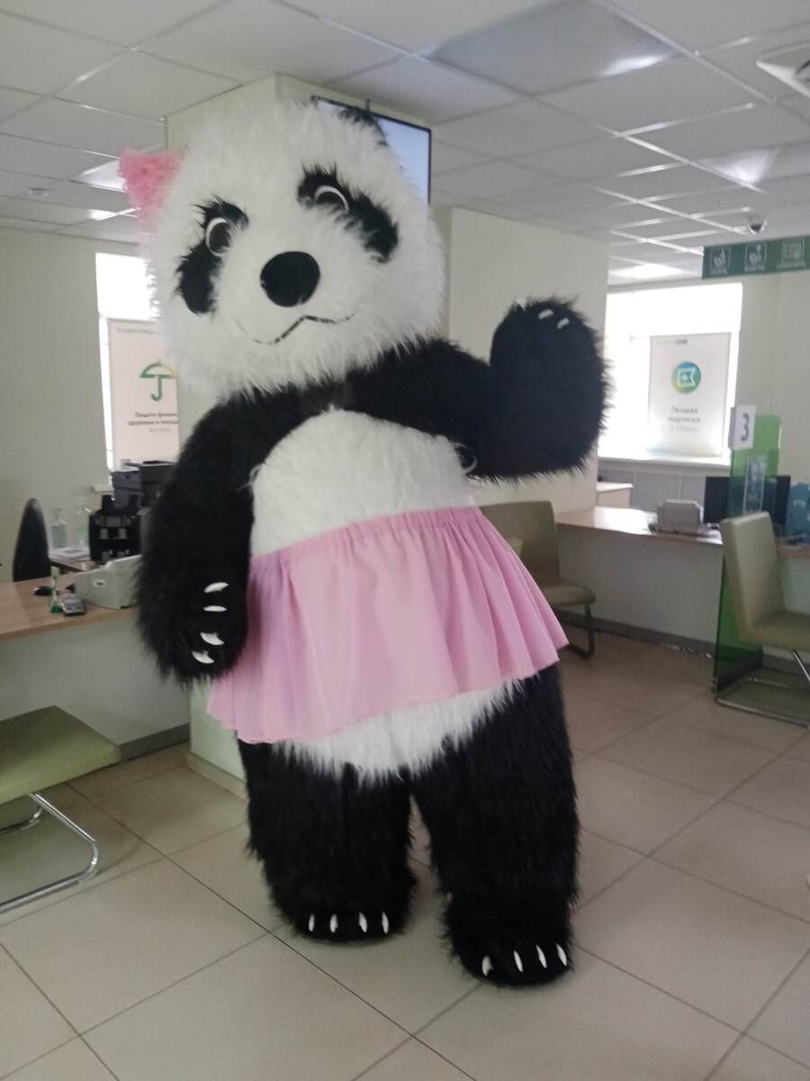 Пандочка даже в Сбере была