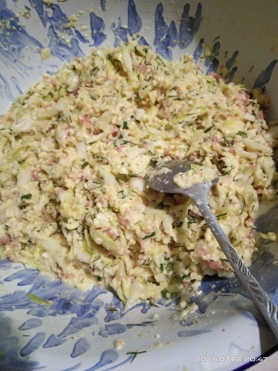 Масса для овощных оладушек