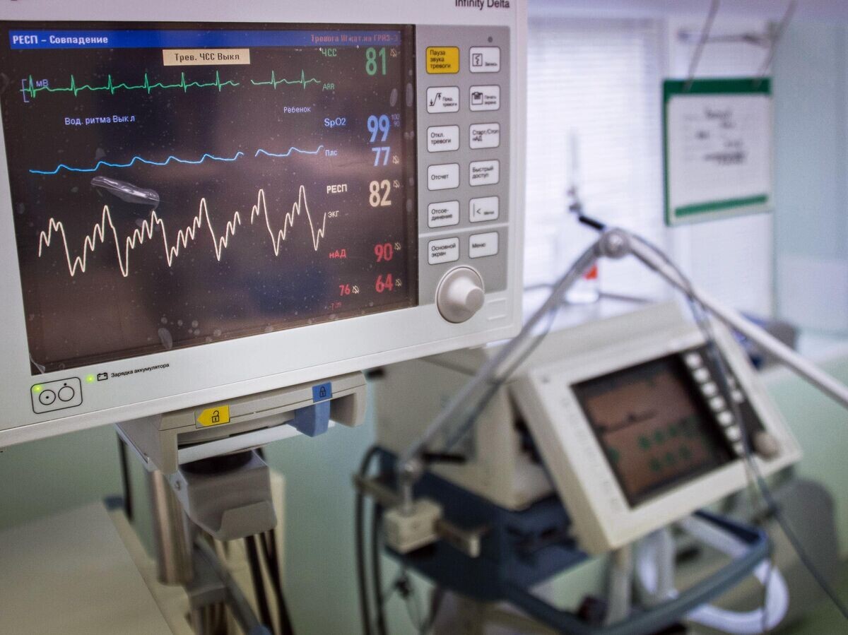    Диагностический медицинский прибор в одной из больниц Москвы© РИА Новости / Евгений Самарин