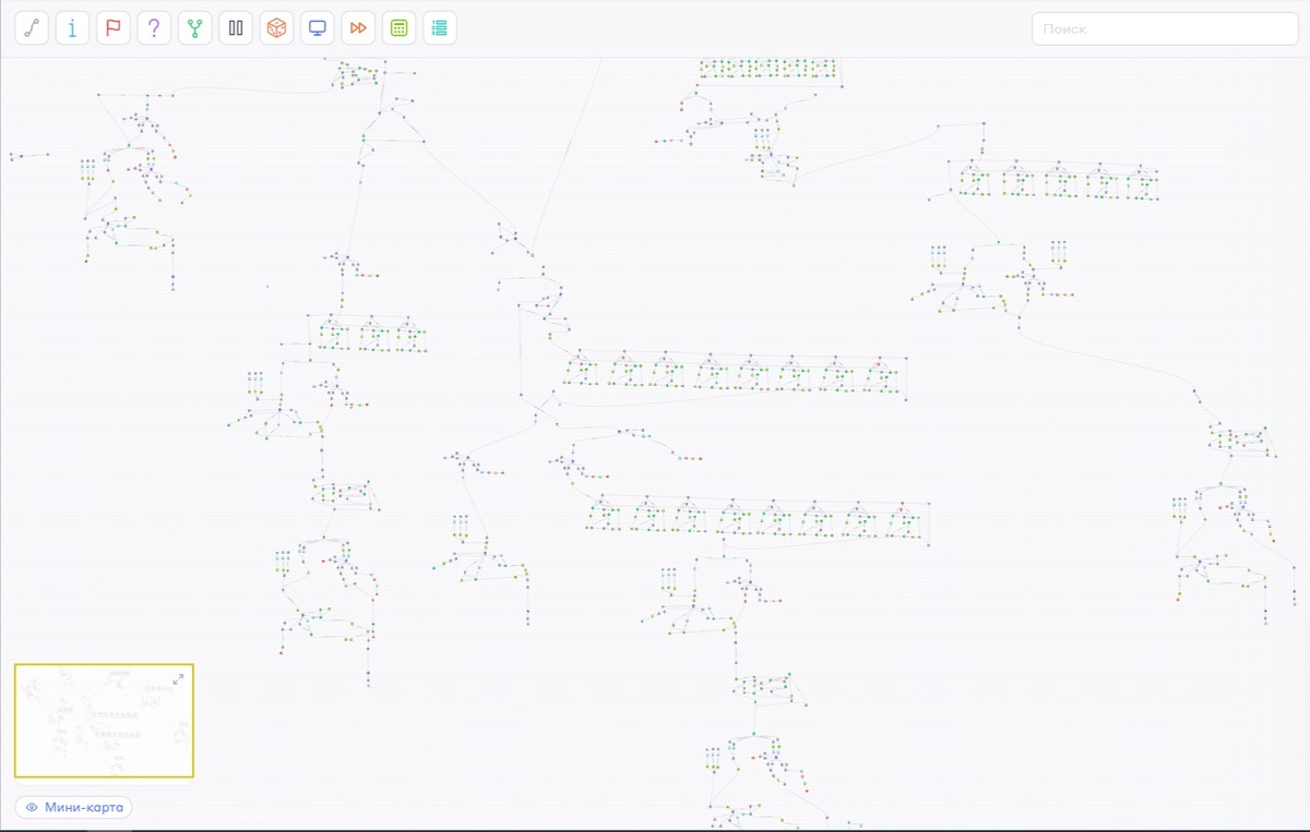 Пример карты - как создается "Логика" голосового нейропродавца.