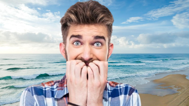 Мужчина боиться