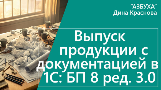 Выпуск продукции в 1С Бухгалтерия 8 с документацией