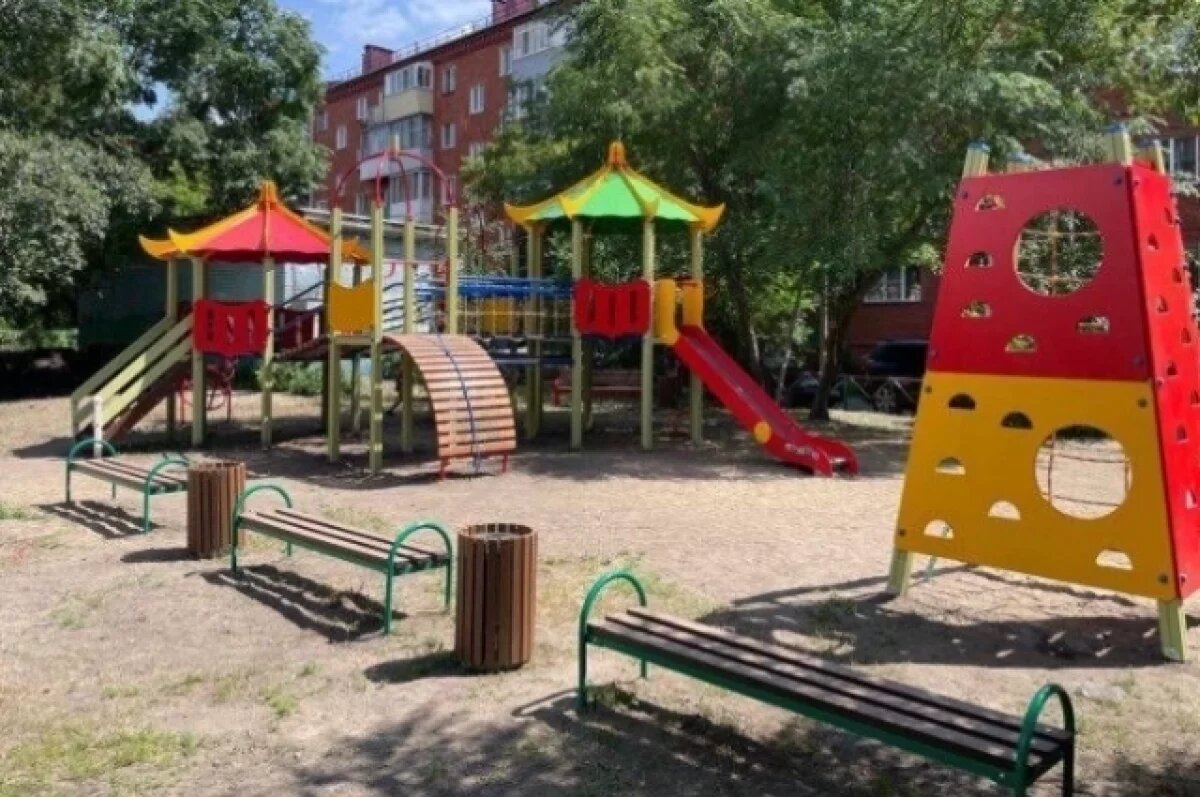    В Омске благоустроено 28 придомовых территорий