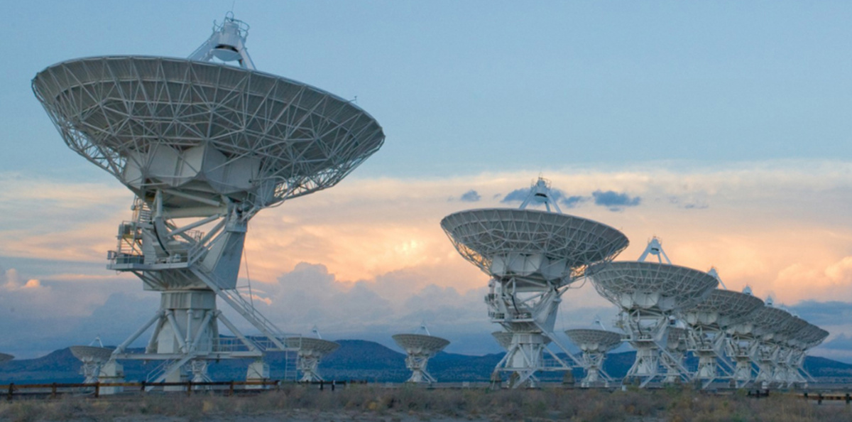 Радиотелескопы VLA в штате Нью-Мексико (США)