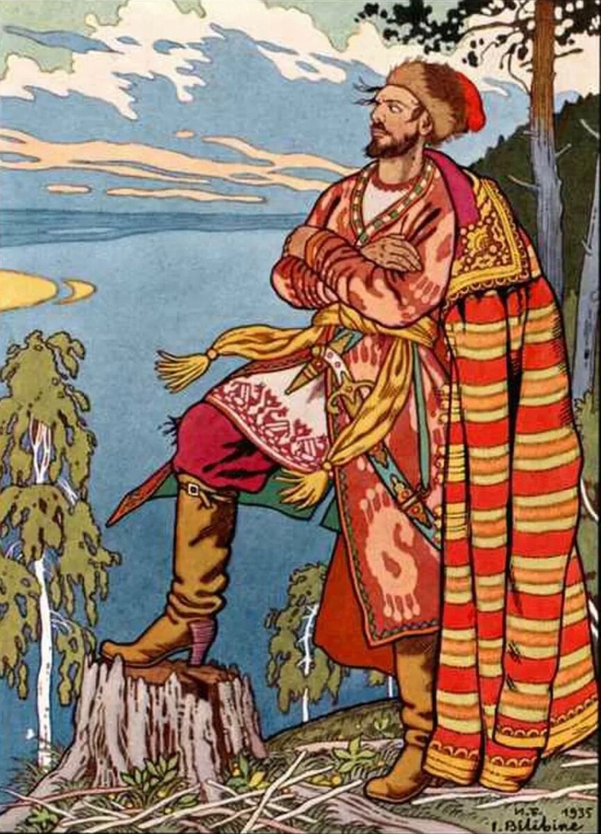 Иван Билибин. «Степан Разин». 1935