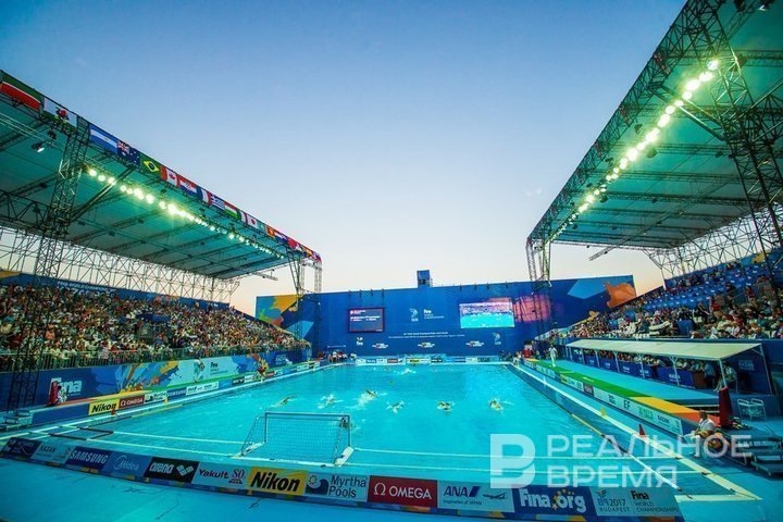 Панорама водного стадиона чемпионата мира . Фото: Максим Платонов 