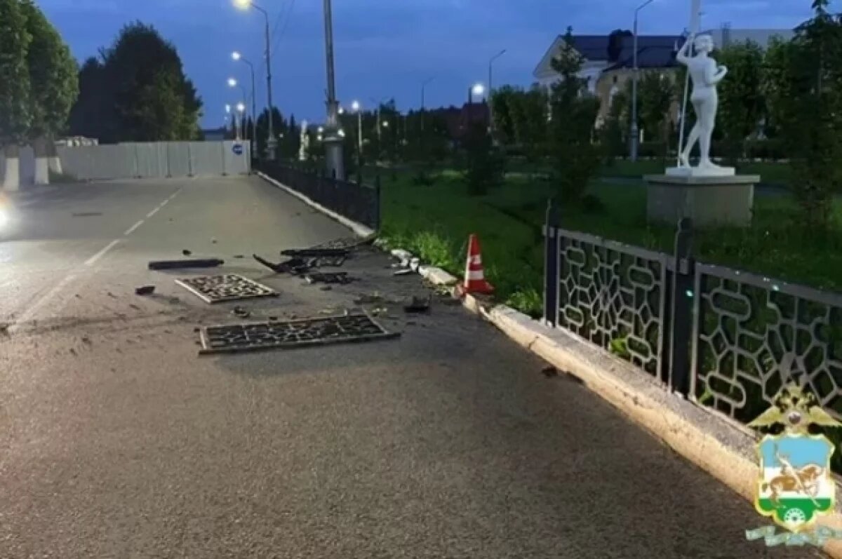    Пьяный гонщик в Башкирии пытался скрыться от ГАИ, но врезался в здание