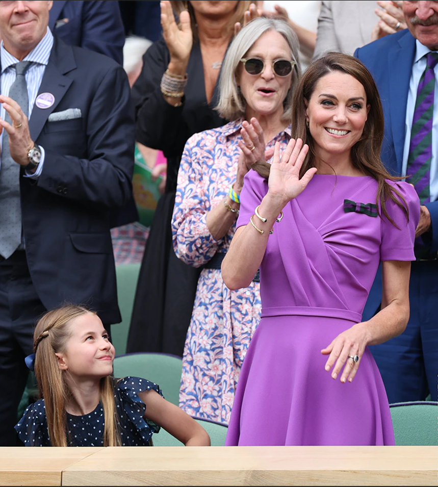 Принцесса Уэльская в Королевской ложе Центрального корта Уимлбдона, 2024. Фото: Стефен Лок, i-mages