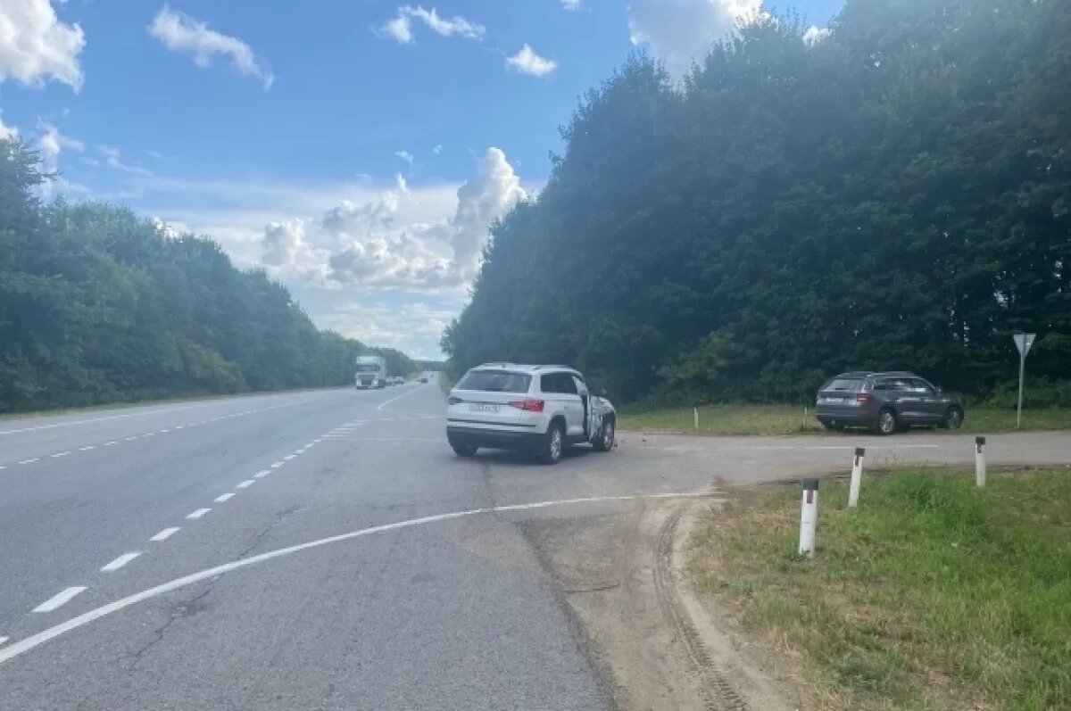    При ДТП на трассе М-2 «Крым» в Тульской области пострадала женщина