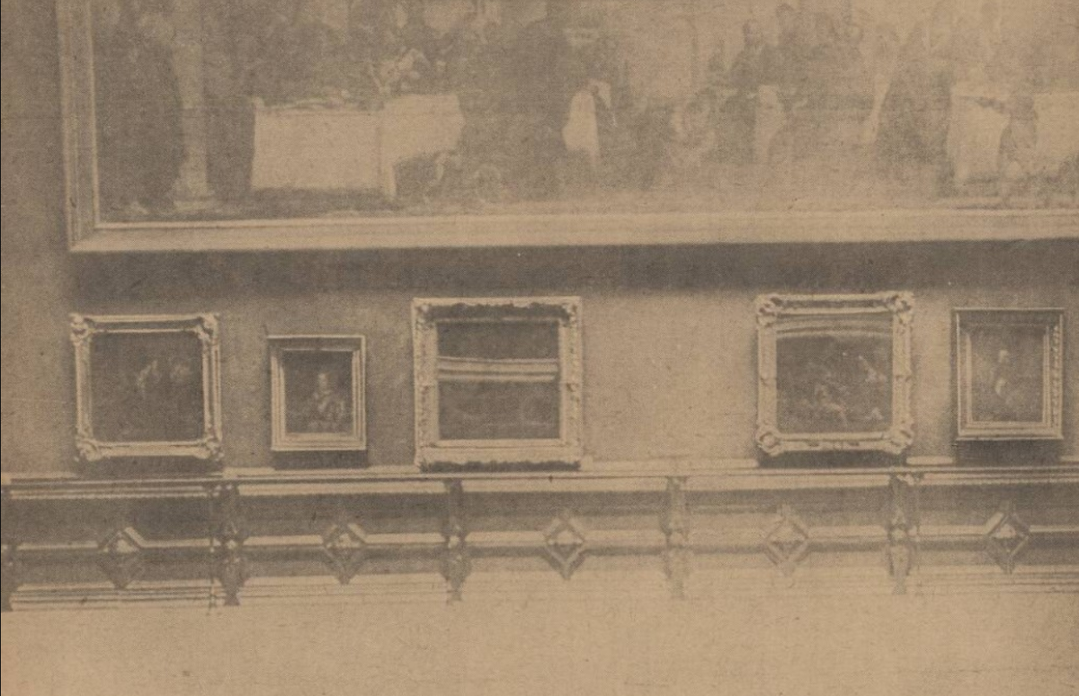 Здесь висела Джоконда