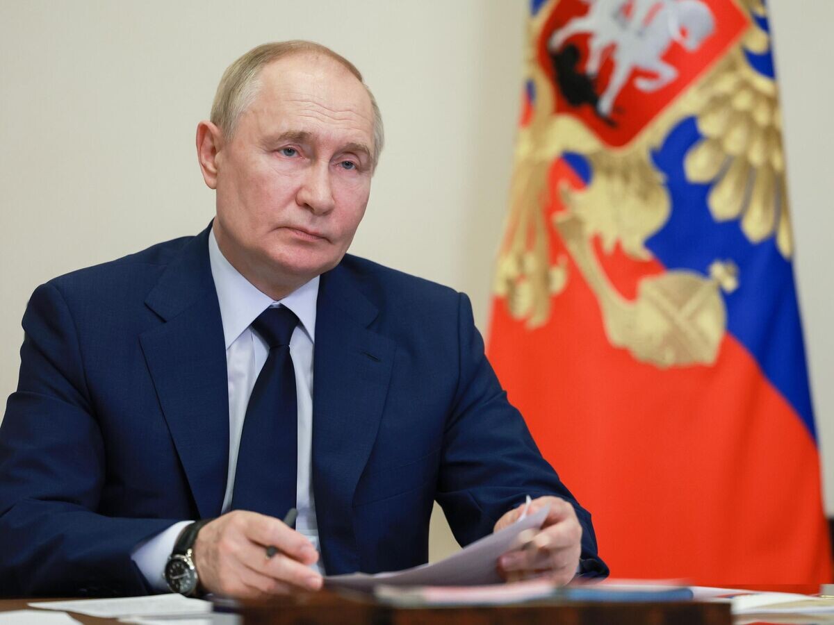    Президент РФ Владимир Путин© РИА Новости . POOL/Вячеслав Прокофьев