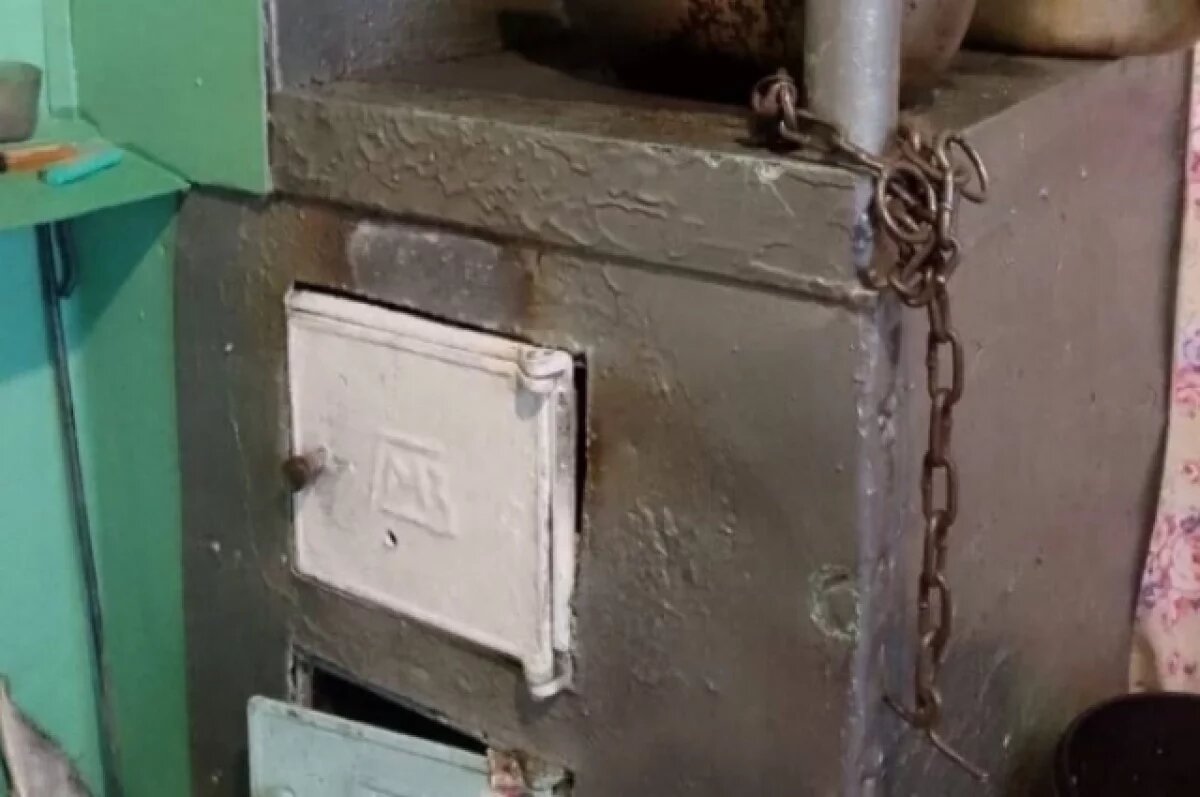    В Новосибирской области сын приковал пожилую мать цепью к печи и сбежал