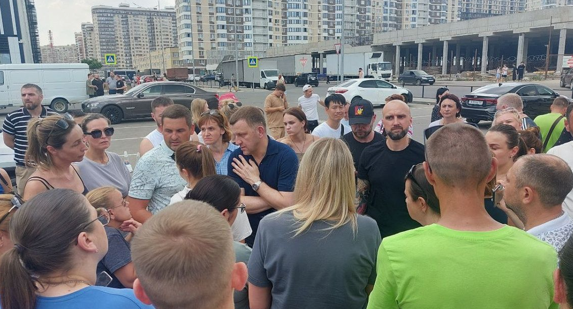 Протесты жителей из-за отключения света