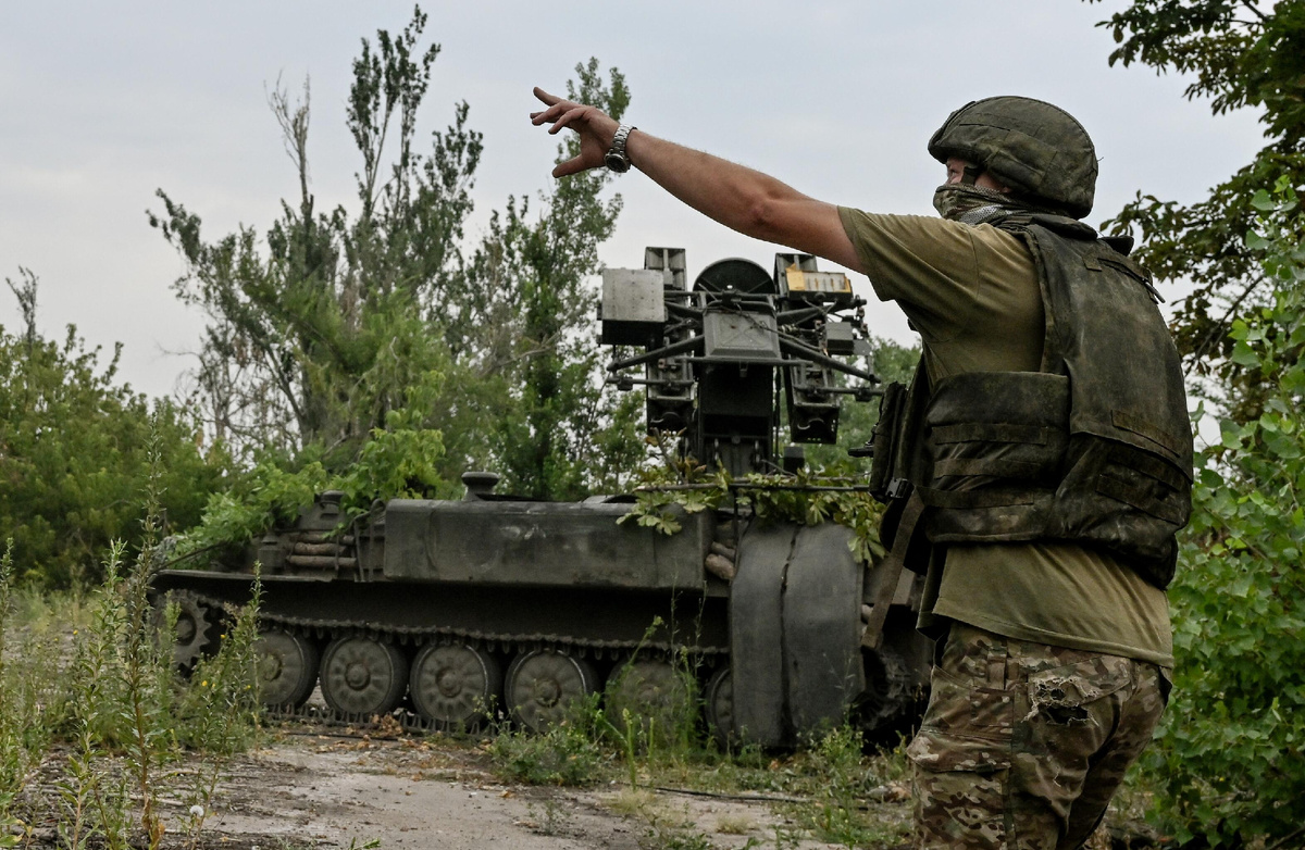 Боевая работа расчетов ЗРК "Стрела-10" ВС РФ в зоне СВО © Sputnik/Станислав Красильников