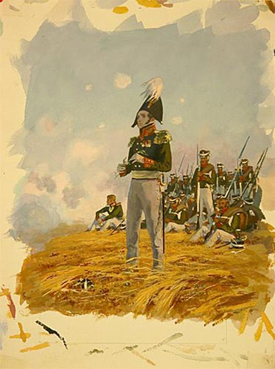 Рисунок А.В.Николаева к роману Льва Толстого "Война и мир"