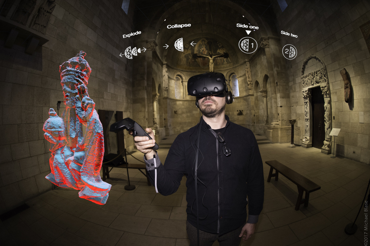 Изучение музейной экспозиции в VR-очках