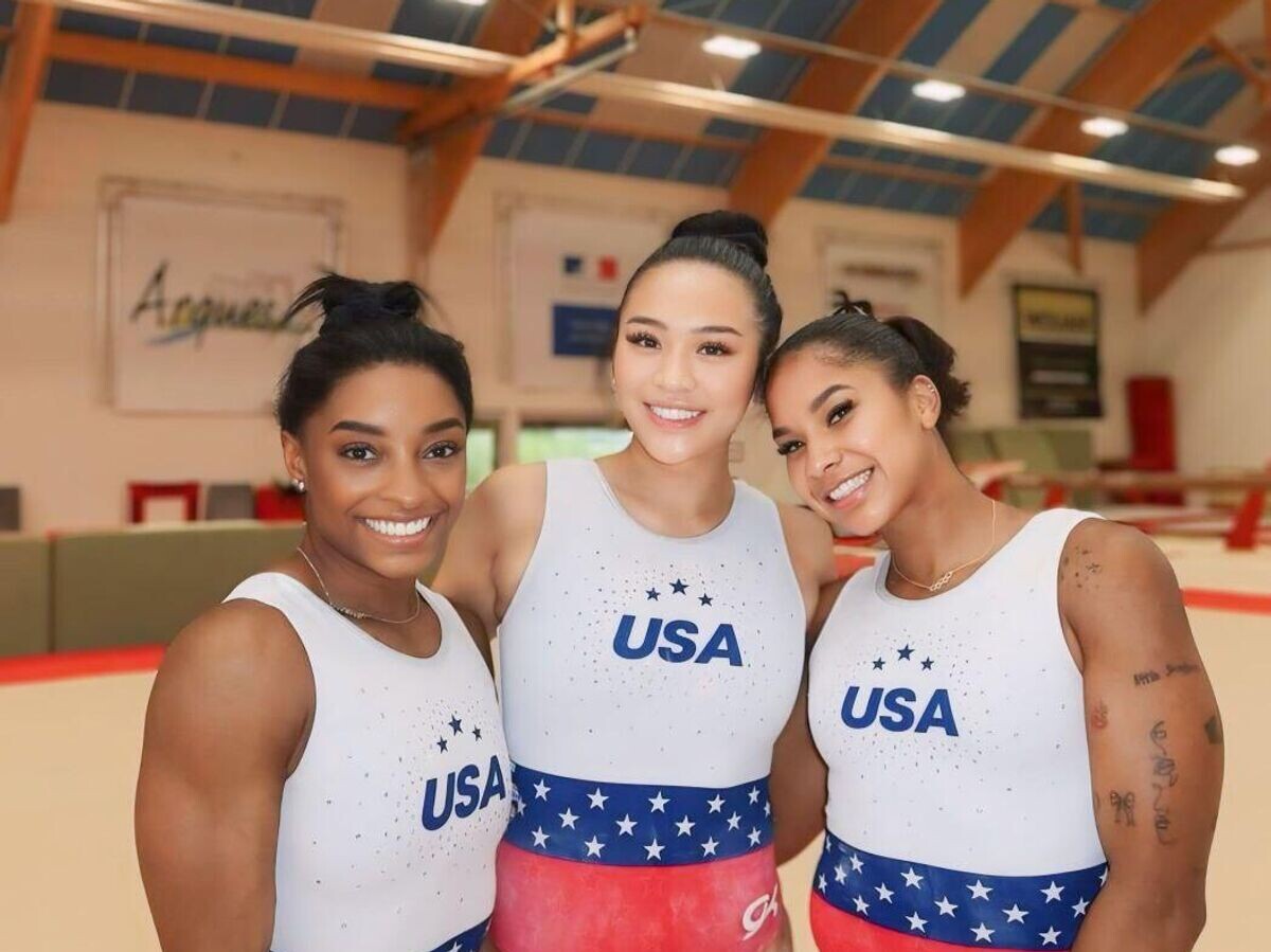    Женская сборная США по спортивной гимнастике© GK Elite