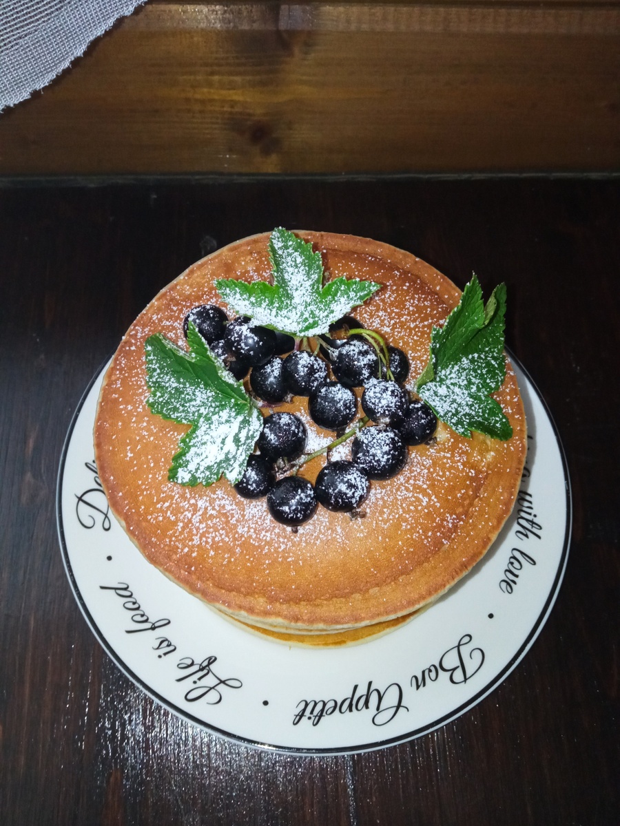 Оладушки на кефире. Фото автора 