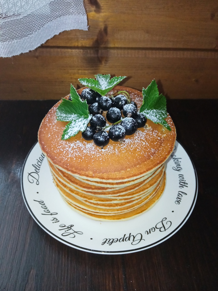 Оладушки на кефире. Фото автора 