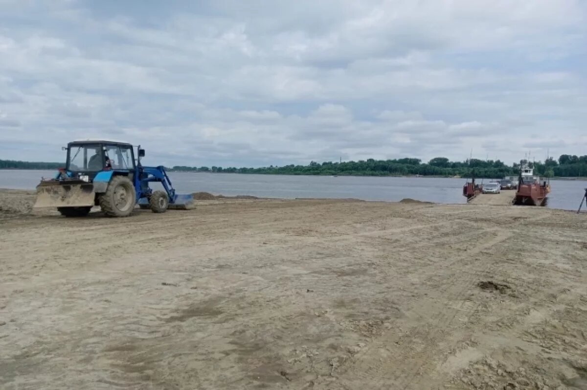    В Томской области восстановили «короткое плечо» к причалу у Колпашева