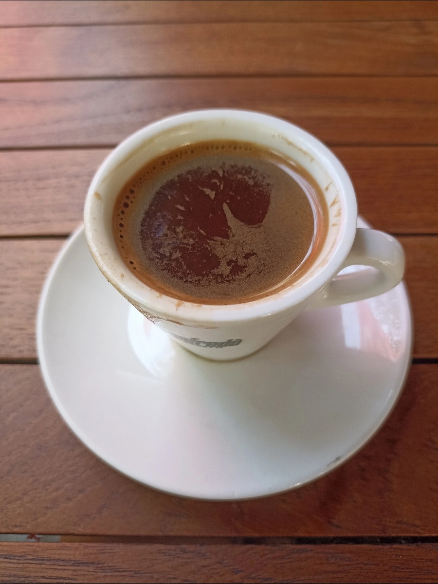 Фото автора. Чашечка кофе в Стамбуле. 