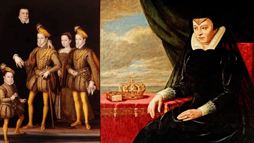 Екатерина Медичи и ее дети