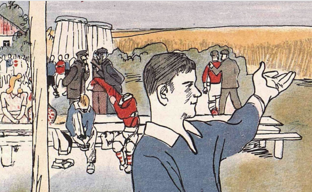 Художник М.Черемных журнал "Крокодил" №18 1948