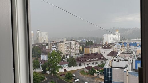 Долгожданный дождь в Белгороде!