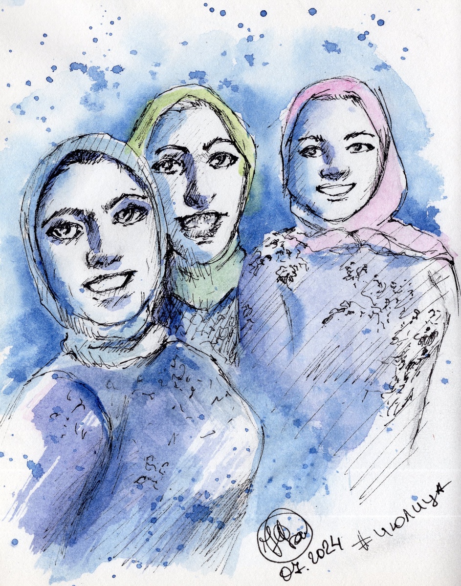 Какие же у египетских женщин потрясающие, выразительные глаза. Глазищи!