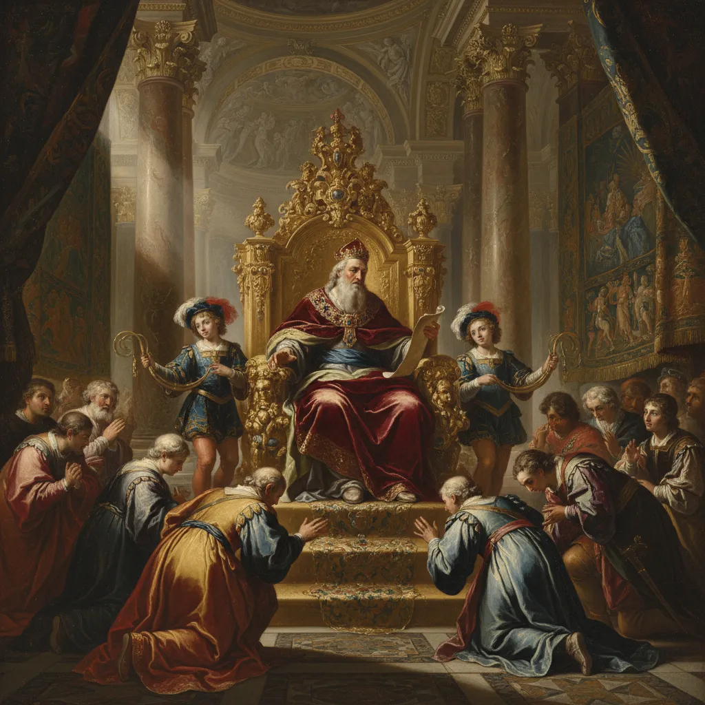 Великий Хирен в образе царя Соломона.