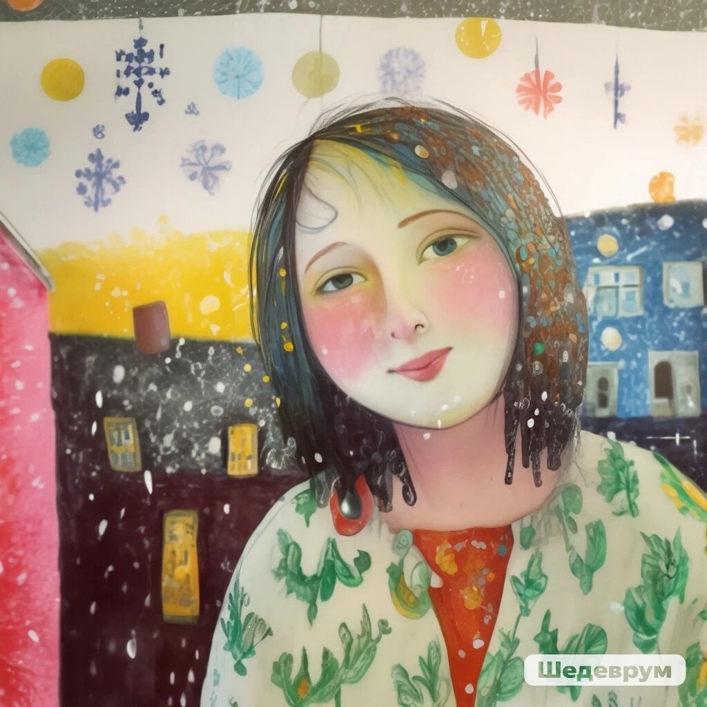 Такой меня видит Шедеврум. А что, миленькая.