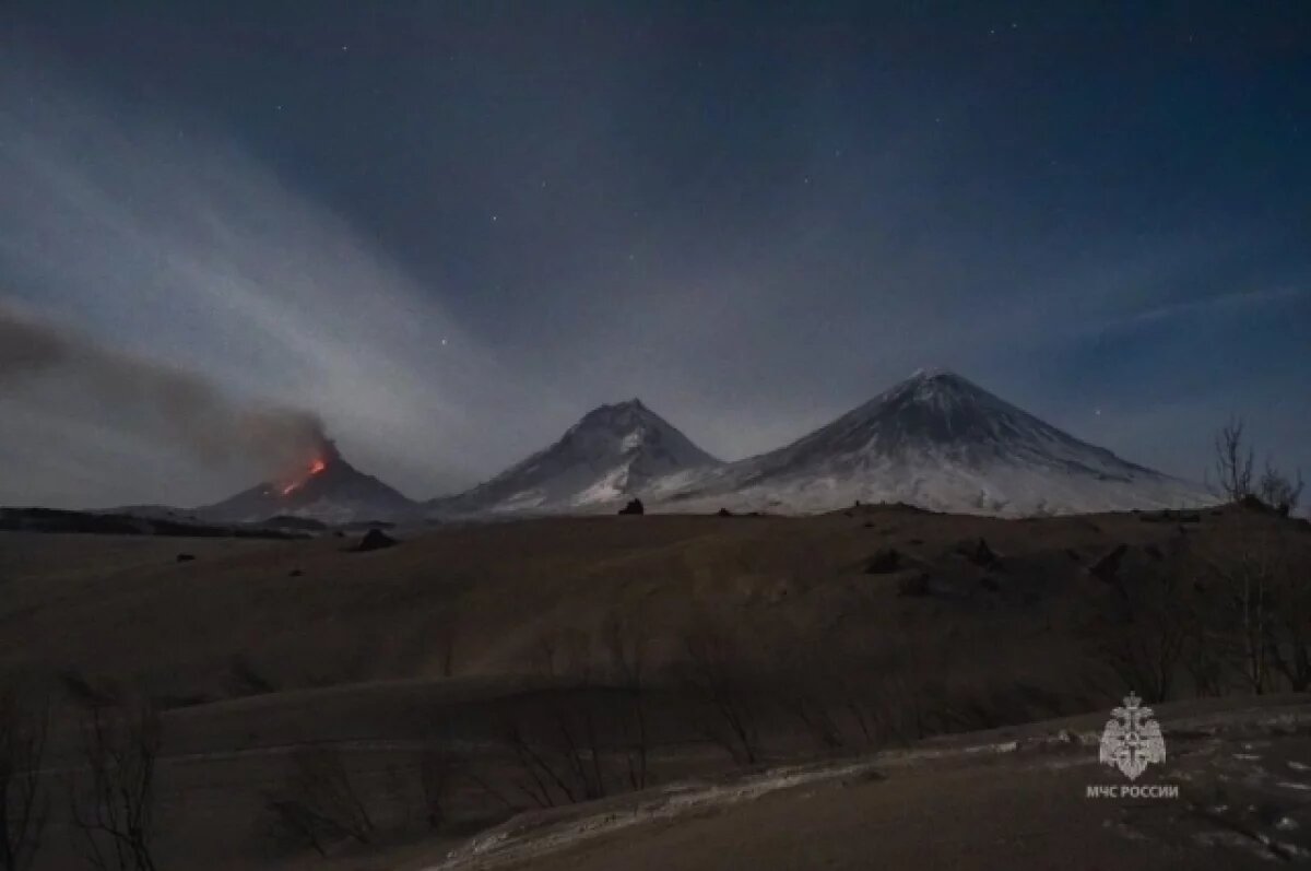    Пепел от вулкана Безымянного может накрыть село Атласово на Камчатке