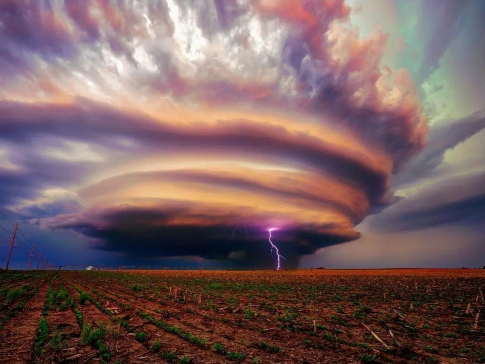 Супер торнадо в 2021 году. Техас