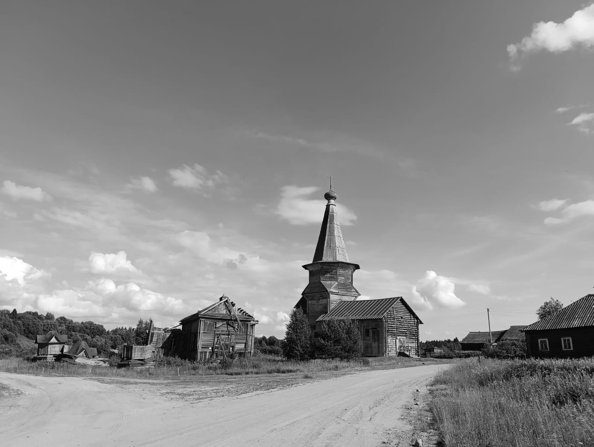 Ильинский храм на Саминском погосте, фото автора. Июль 2024