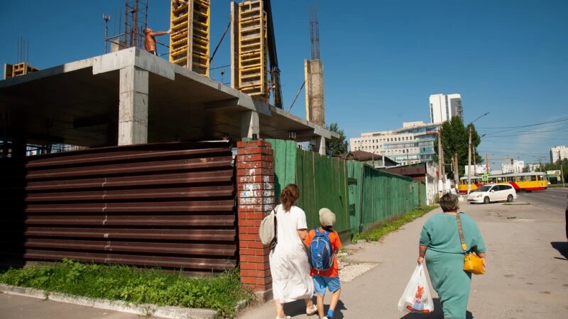     Небезопасная стройка на пр. Красноармейский, 35 (ул. Анатолия, 137а). Дмитрий Лямзин