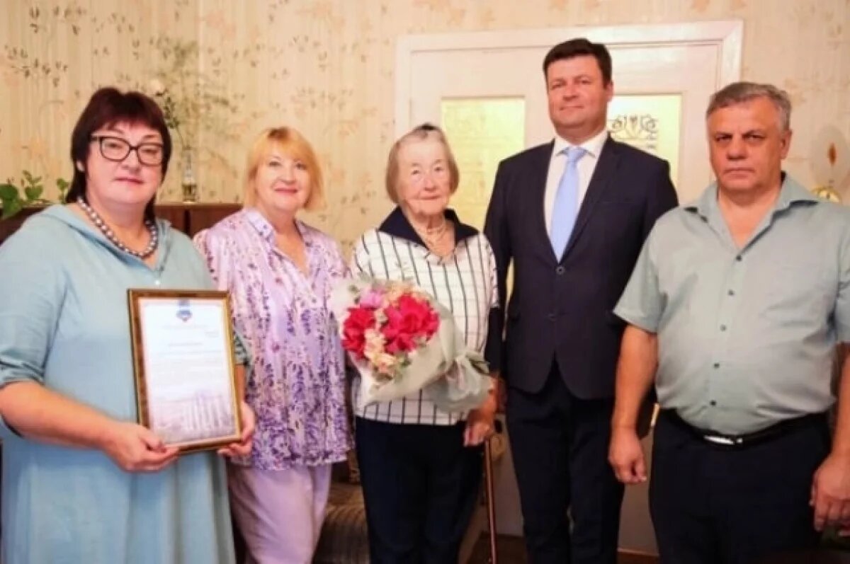   Калужского педагога Валентину Бородич поздравляют с 90-летием