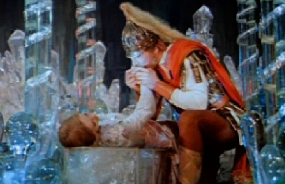 Н.Г.Петрова и В.Е.Козинец в кинофильме «Руслан и Людмила»