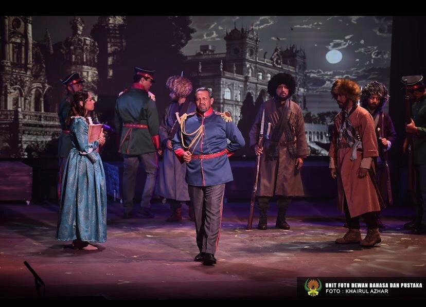 Спектакль «Хаджи-Мурат» в Куала-Лумпуре. Фото: Институт языка и культуры (DBP), Малайзия