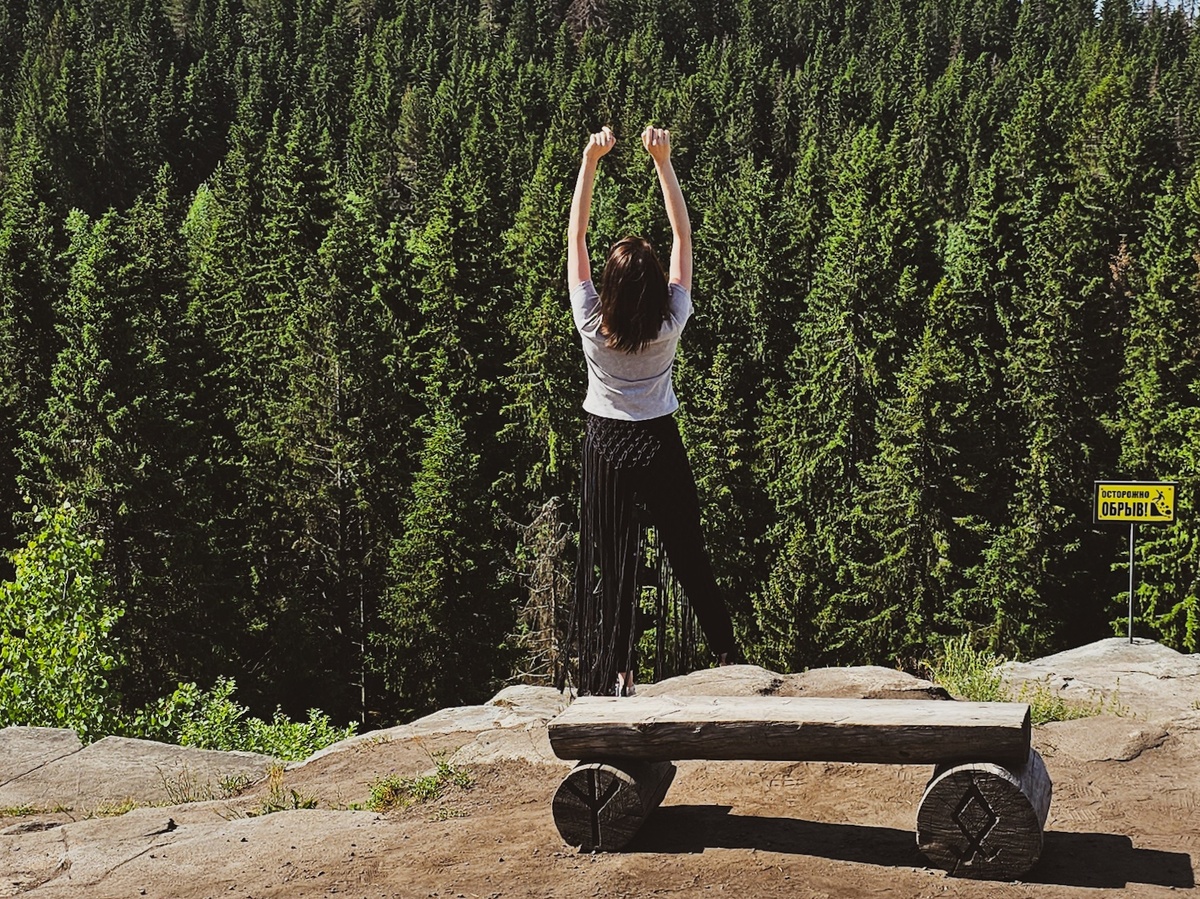 А это я в Карелии как раз