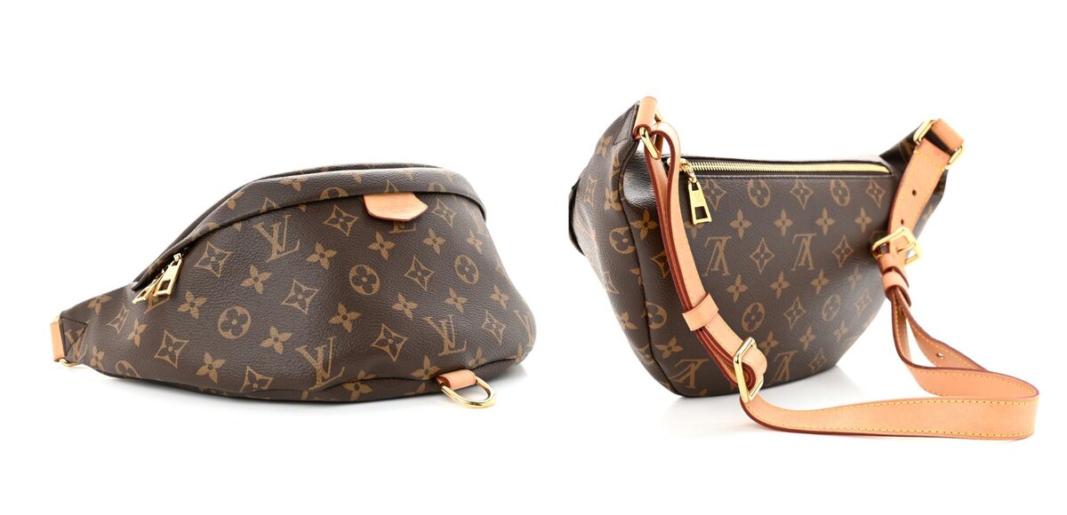 Сумка Louis Vuitton Bumbag спереди и сзади 