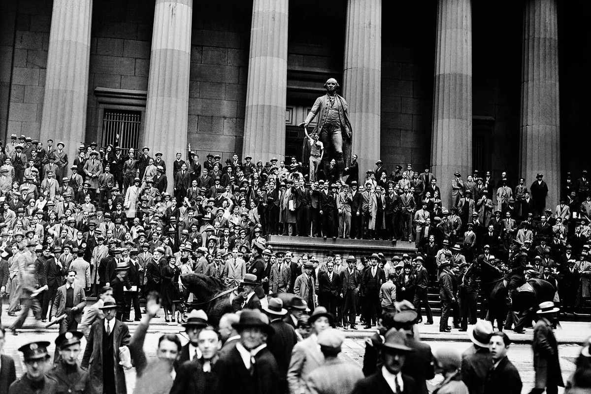 Биржевой крах 1929 года: начало Великой депрессии.