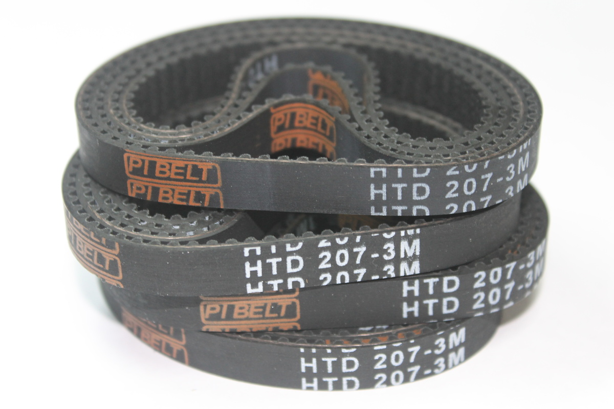 Зубчатые ремни HTD 207 3M 9 mm - ремни привода ножей офисных шредеров